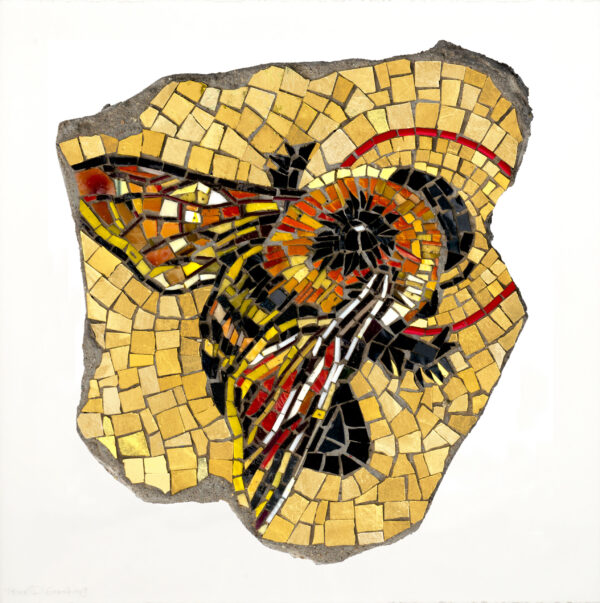 Rusty Patched Bumble Bee Mosaic Icon Fragment Reprise
