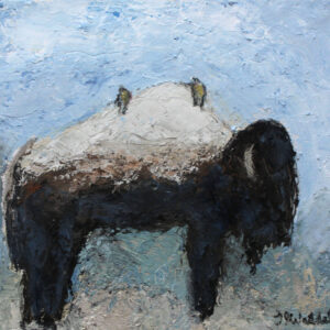 Buffalo with Sparrows